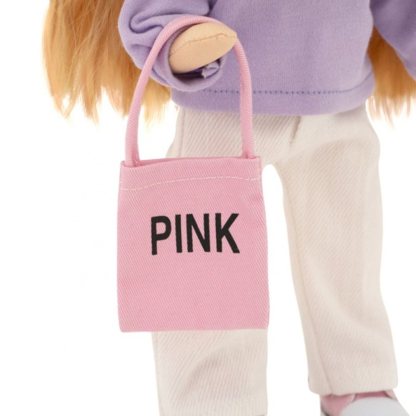Látková panenka Orange Toys - Sweet Sisters Sunny - Purple Sweater