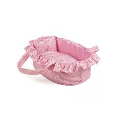 Košík pro panenku Mini Mommy By Astrup - Deluxe pink