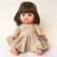 Šaty pro panenku 34 cm By Loli - Boho - Corduroy latte