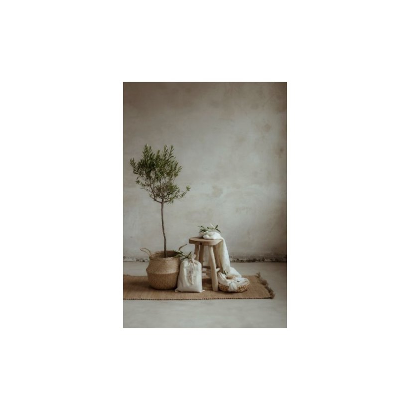 Deka ze 100% merino vlny My Memi - Vines Collection - Cream