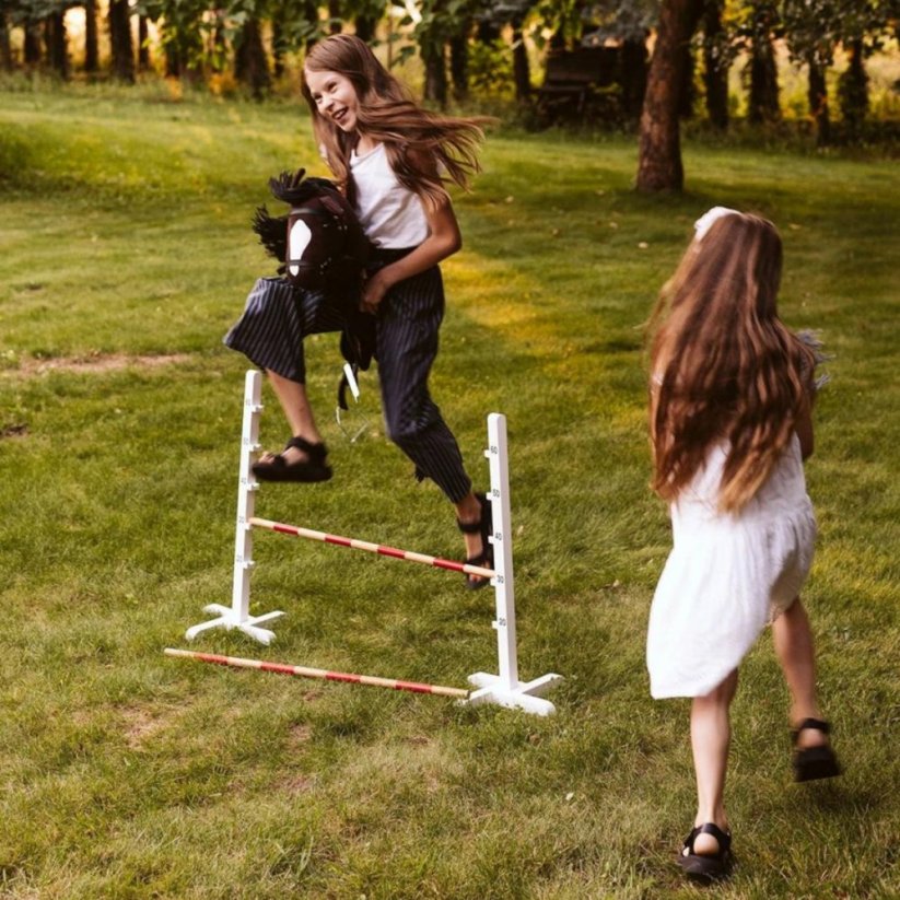 Ohlávka s vodítkem pro hobby horse koníka By Astrup - Halter And Rope Pink