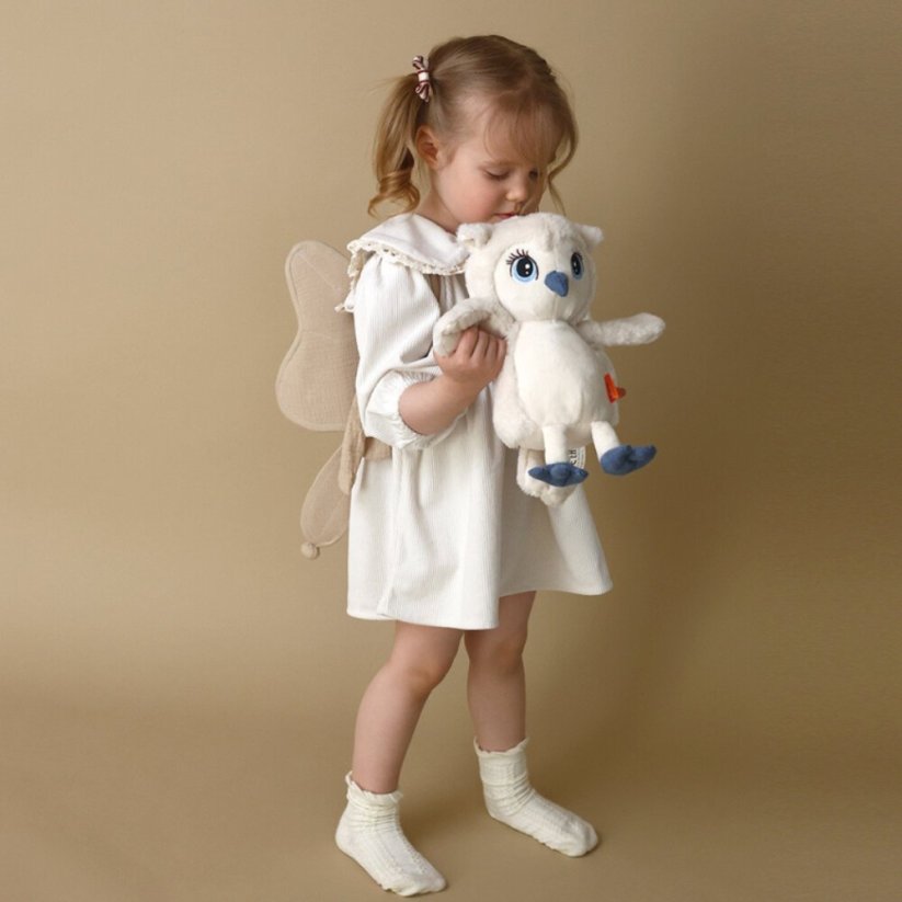 Plyšová sovička Orange toys 25 cm - Owl Sonya Creme dress