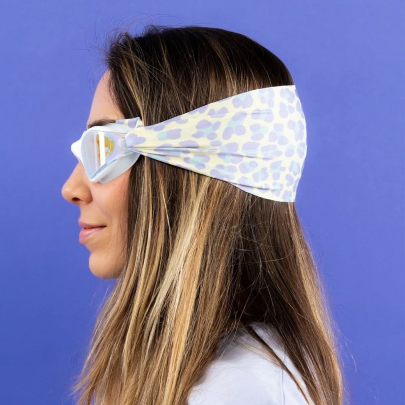 Plavecké brýle se šátkem 11 - 99let Waterplops - Leopard black