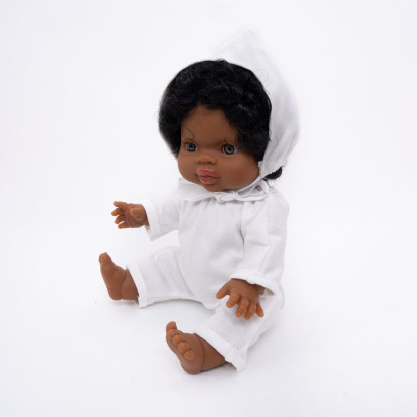 Overal pro panenku 34 cm By Loli - Vintage Baby - Light Cream