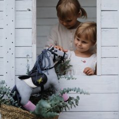 Mini koník Lucky By Astrup - Horse Grey 30 cm