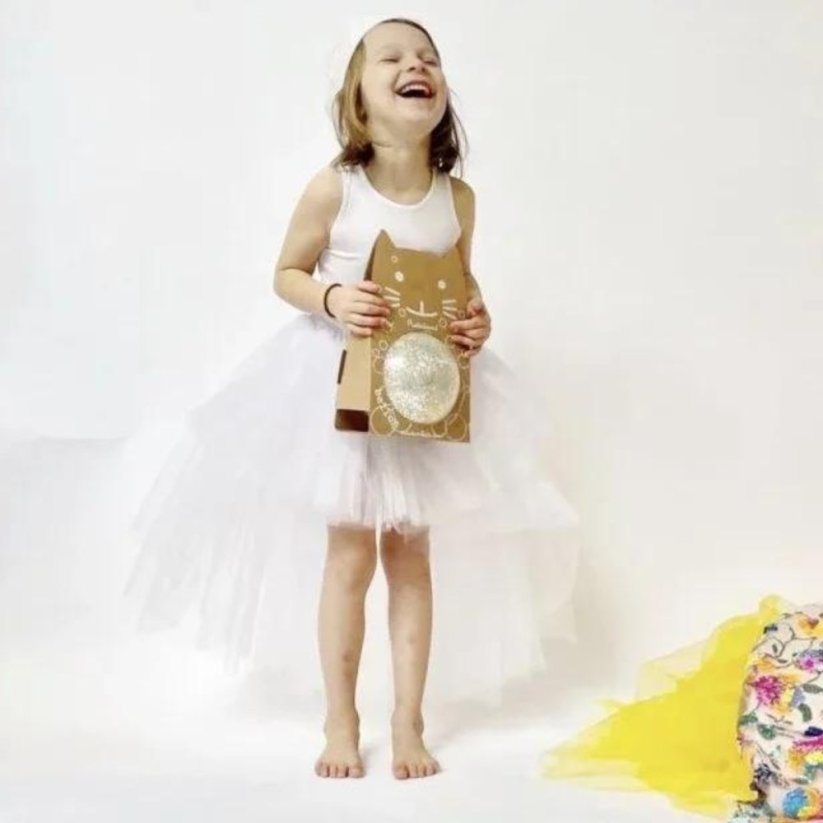 Dívčí tylová tutu sukně Ratatam - Rock Tutu White