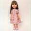 Šaty pro panenku Paola Reina a Minikane 32 cm By Loli - Romance - Birds