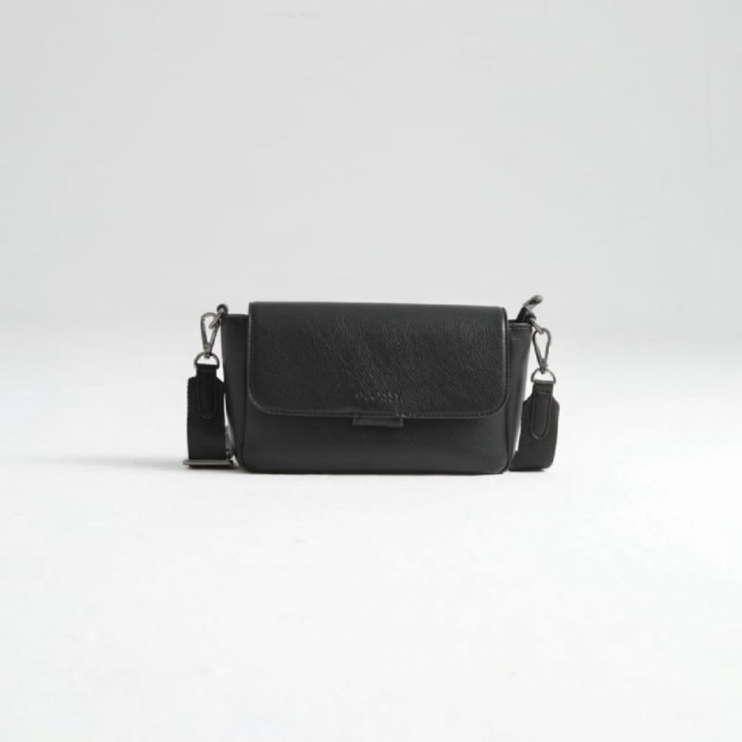Mini crossbody kabelka pro maminku Joissy KENZA - Black/Black