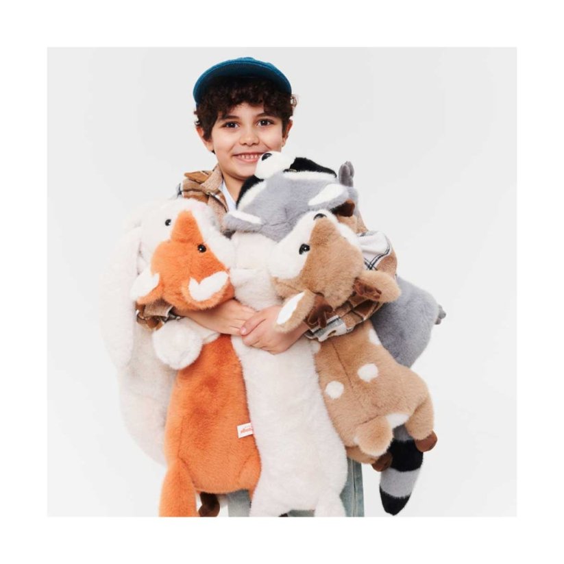 Plyšová lasička ležící Orange toys 38 cm - Weasel