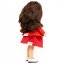 Bunda pro panenku Paola Reina a Minikane 32 cm By Loli - Peplum Red