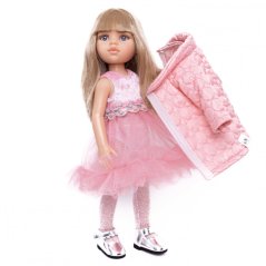 Kabátek pro panenku Paola Reina a Minikane 32 cm By Loli - Jacket Chic - Glitter