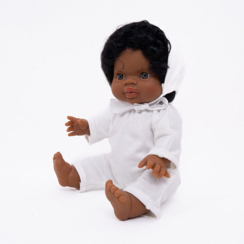 Overal pro panenku 34 cm By Loli - Vintage Baby - Light Cream