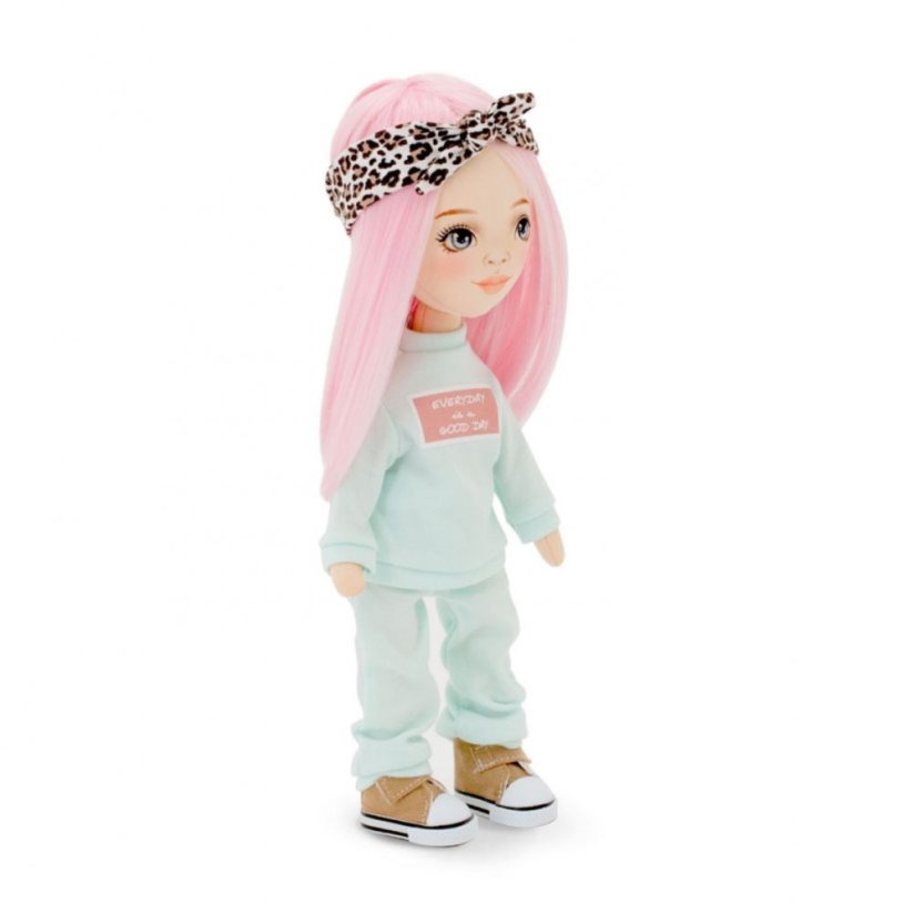 Látková panenka Orange Toys - Sweet Sisters Billie - Mint Tracksuit