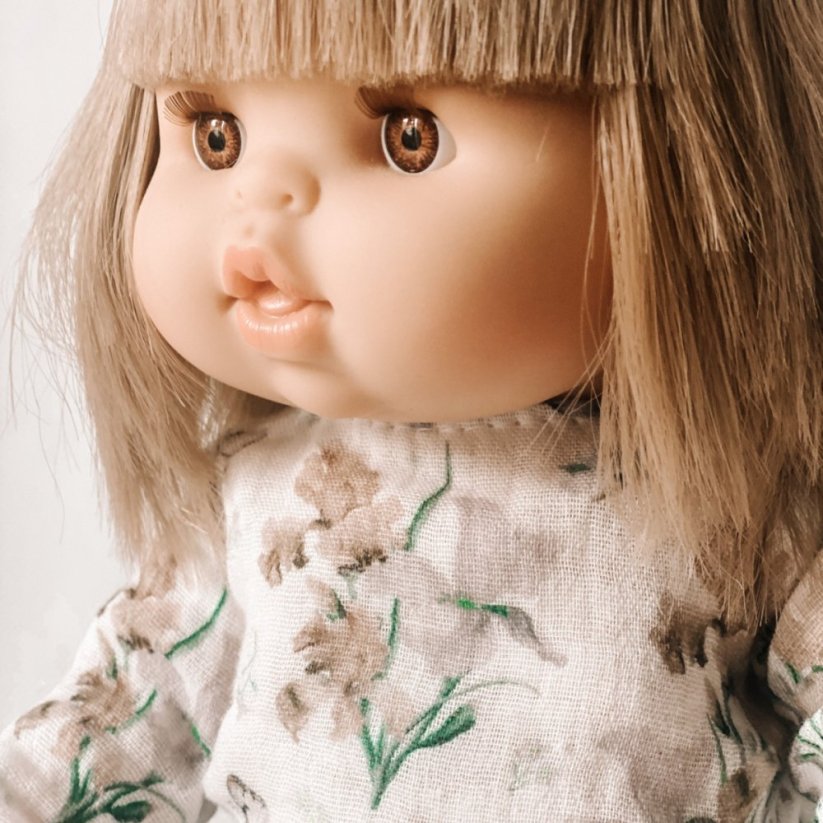 Noční košilka pro panenku 34 cm - By Loli - Romantic Flowers And Butterflies