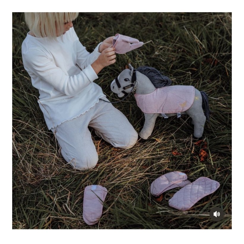 Mini koník Lucky By Astrup - Horse Grey 30 cm