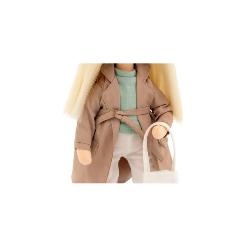 Látková panenka Orange Toys - Sweet Sisters Mia - Beige Trench Coat