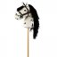 Hobby koník na tyči By Astrup - Hobby Horse White Spotted