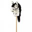 Hobby koník na tyči By Astrup - Hobby Horse White Spotted