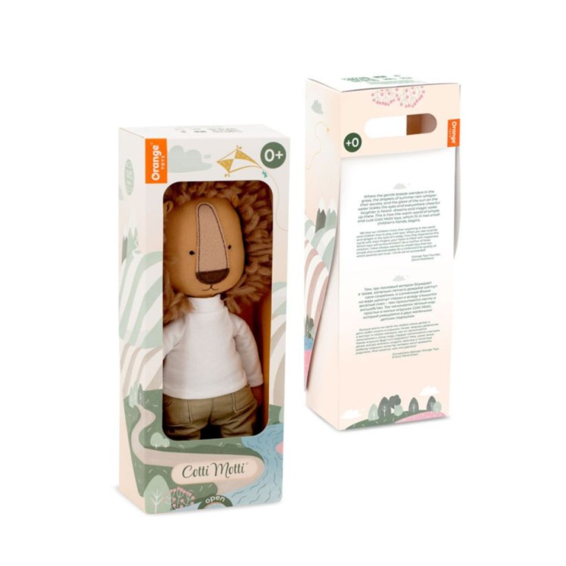 Látkový lvíček 29 cm Orange Toys - Simon The Lion