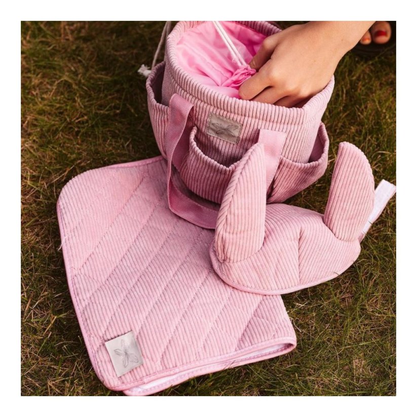 Čabraka s dekou na sedlo pro hobby horse koníka By Astrup - Rose