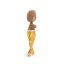 Látkový medvídek s ploutví 30 cm Cotti Motti Orange Toys - Oscar Mermaid tail