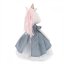 Látkový jednorožec s extra ploutví 30 cm Orange Toys - Daphne The Unicorn - Light Blue Dress / Mermaid tail