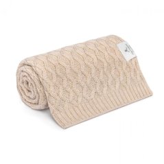 Deka ze 100% merino vlny My Memi - Vines Collection - Beige