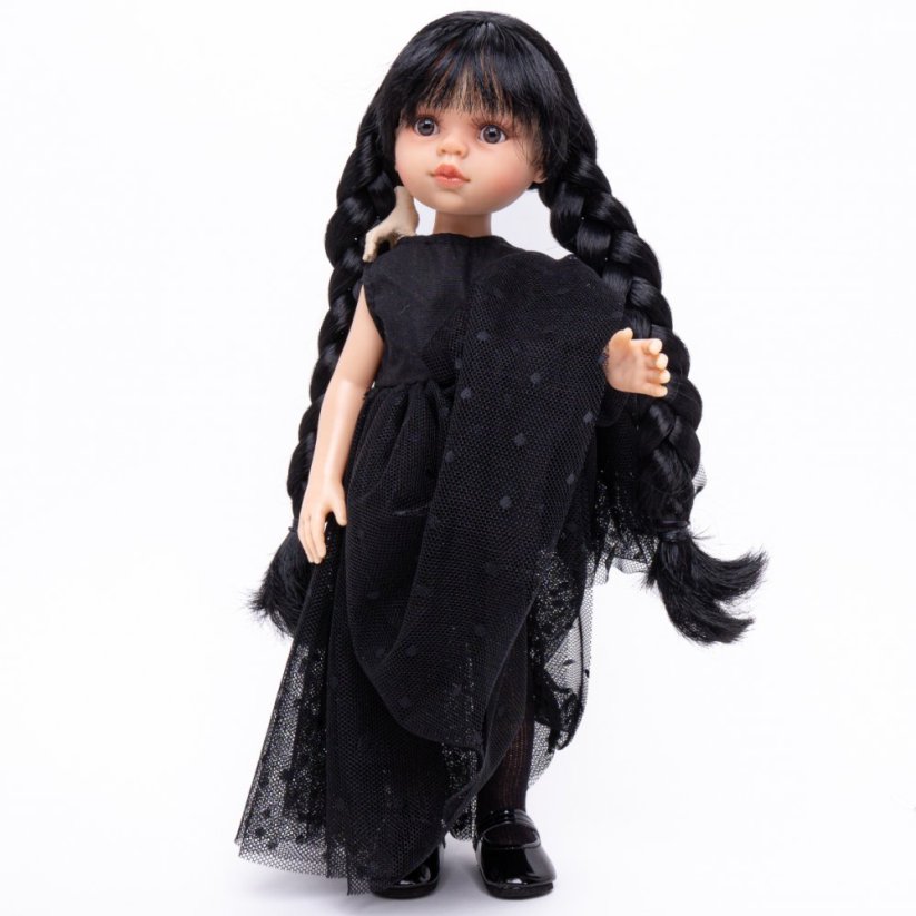 Šaty pro panenku Paola Reina a Minikane 32 cm By Loli - Wednesday Long Ball Dress