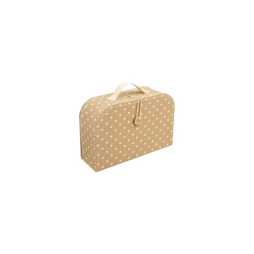 Kufřík pro děti By Loli - Natural dots - 30 cm