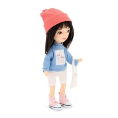 Látková panenka Orange Toys - Sweet Sisters Lilu - Flamingo Sweatshirt