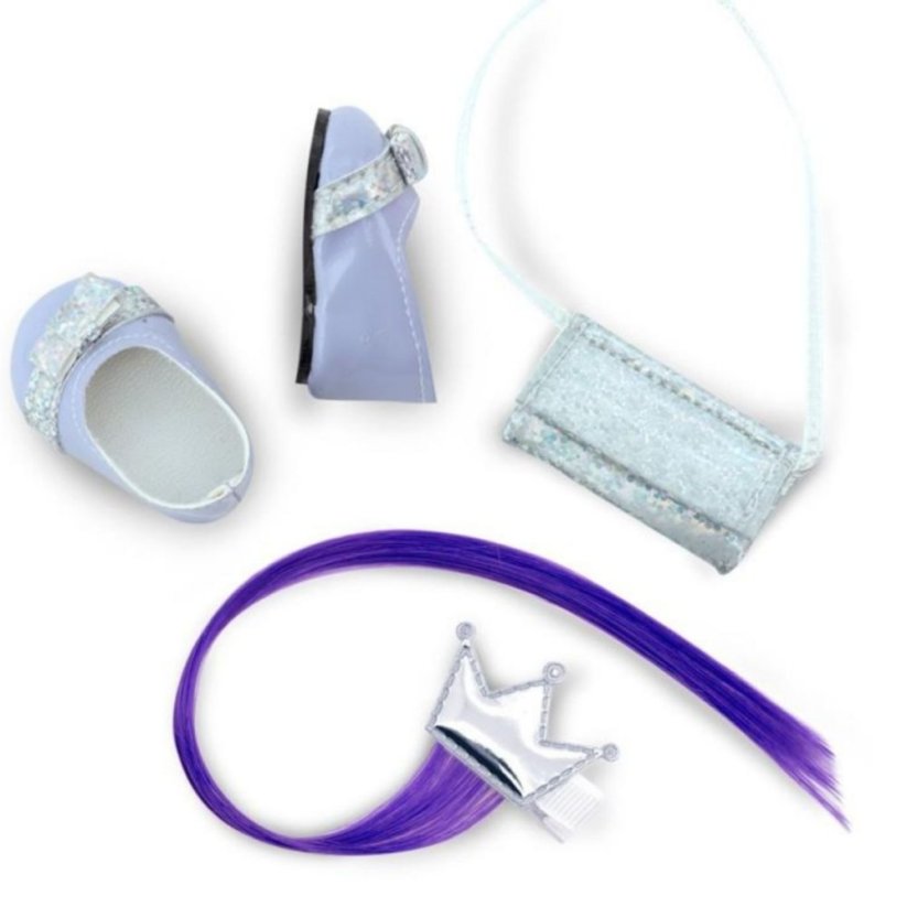 Doplňky k panence Sweet Sisters - Orange Toys - Purple