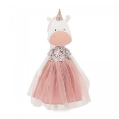 Látkový jednorožec s extra ploutví 29 cm Orange Toys - Daphne The Unicorn - Pink Dress \ Mermaid tail