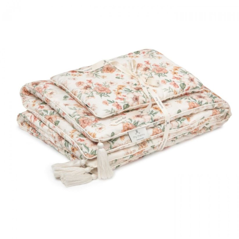 Dětská souprava polštářku a deky My Memi - Boho Bloom